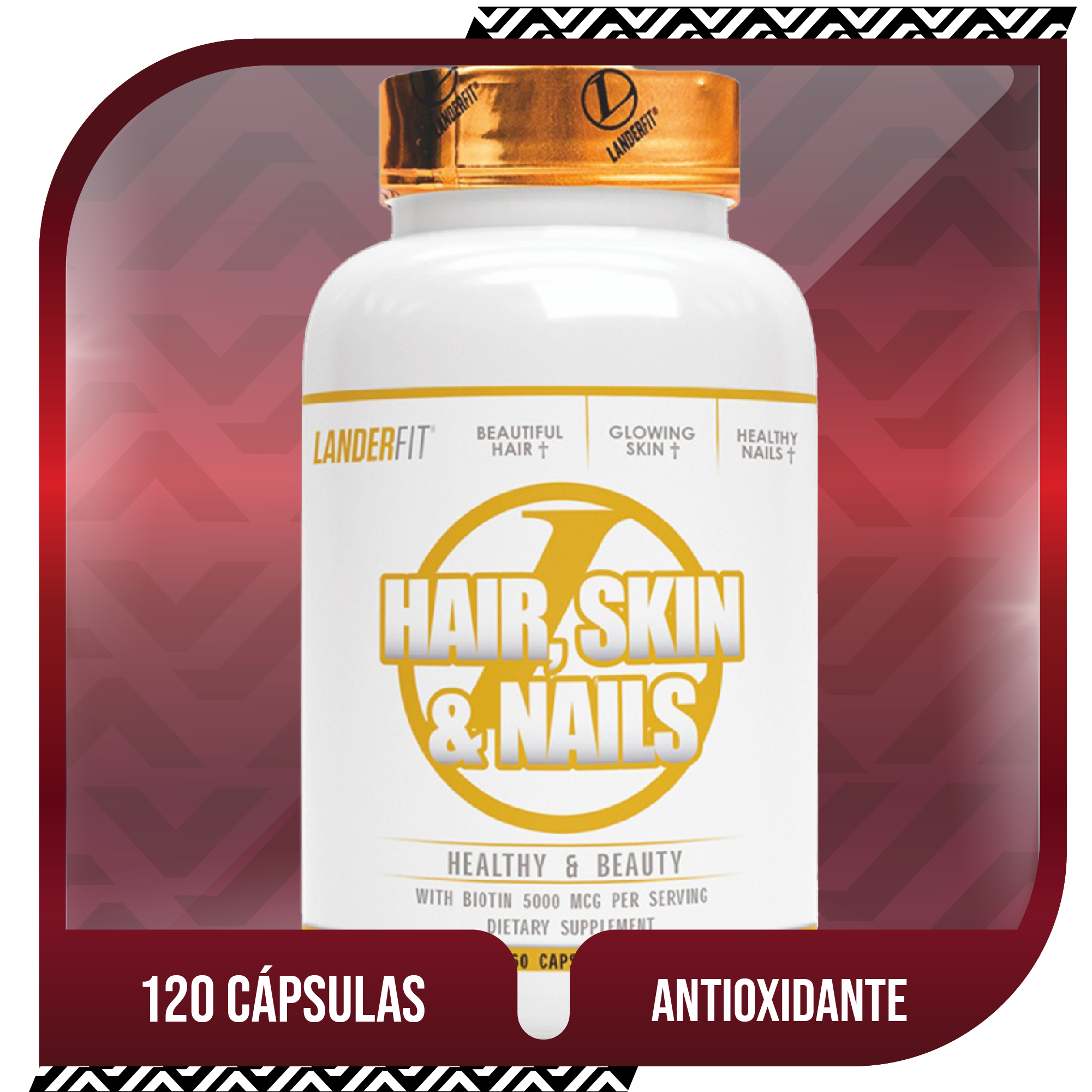 Landerfit MultivitamÍnico Hair Skin Nails Biotina 60 Servidas Vitalike Cr 