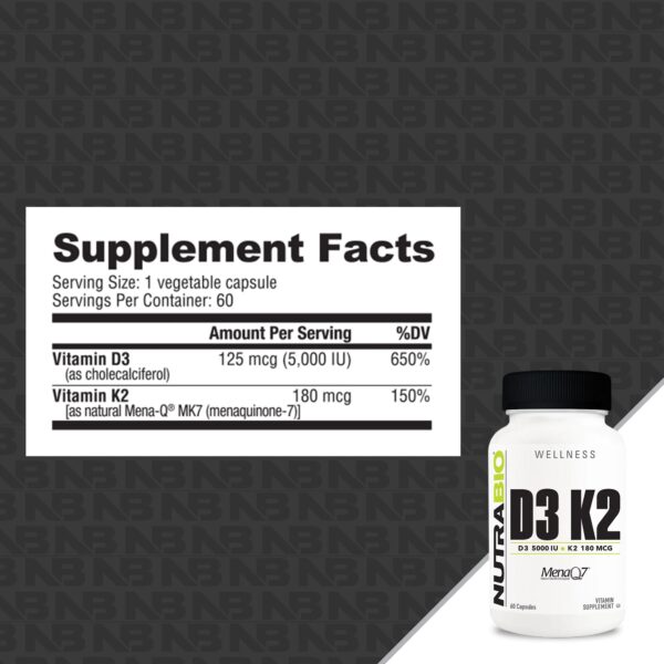 NUTRABIO VITAMINA D3 K2