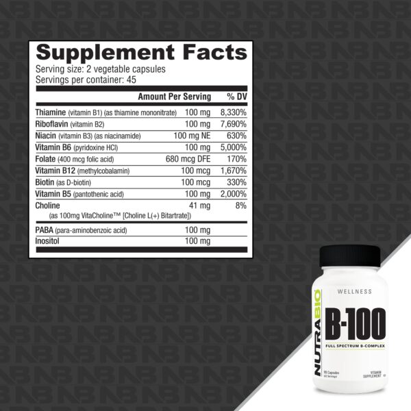 NUTRABIO COMPLEJO B-100