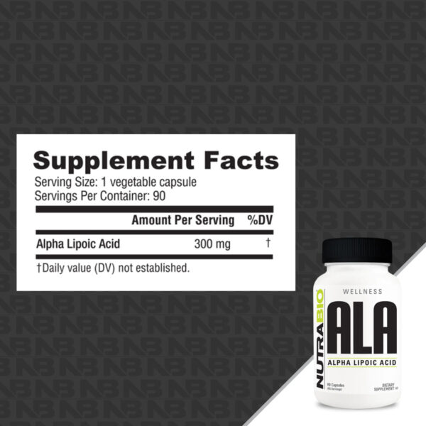 NUTRABIO ACIDO ALPHA LIPOICO | 90 CAPSULAS