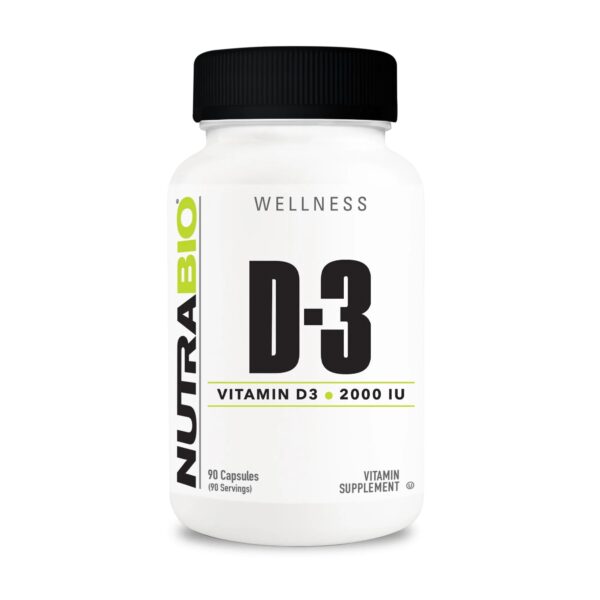 NUTRABIO VITAMINA D-3 | 90 CAPSULAS