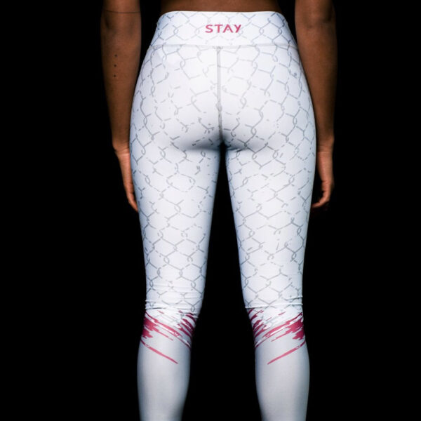 STAY LEGGINS PRETINA BAJA ESTAMPADA / CELESTE / VINO