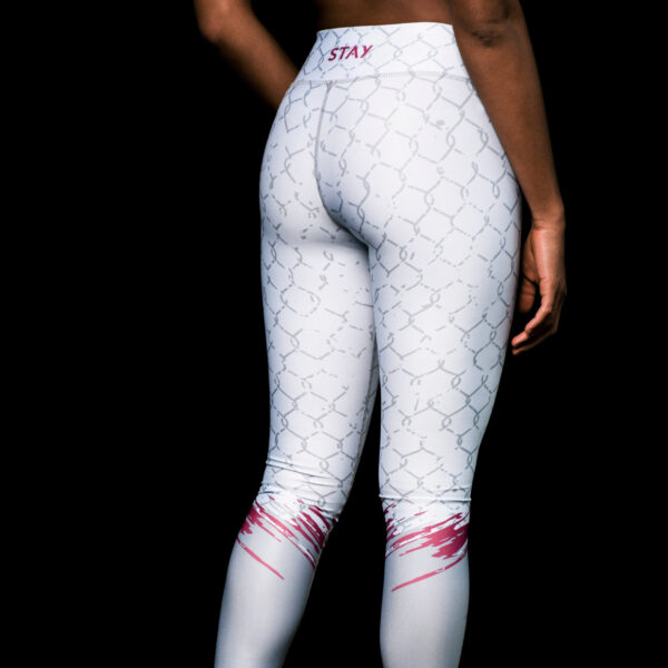 STAY LEGGINS PRETINA BAJA ESTAMPADA / CELESTE / VINO