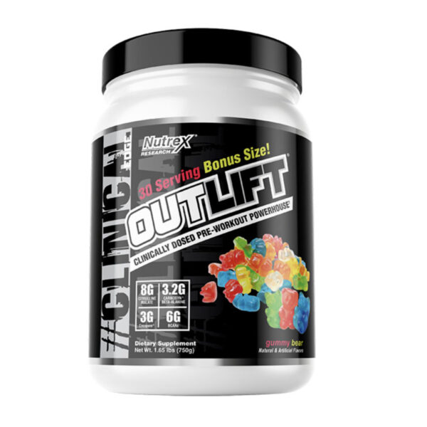 NUTREX OUTLIFT CLINICAL PRE-ENTRENO | 20-30 SERVIDAS