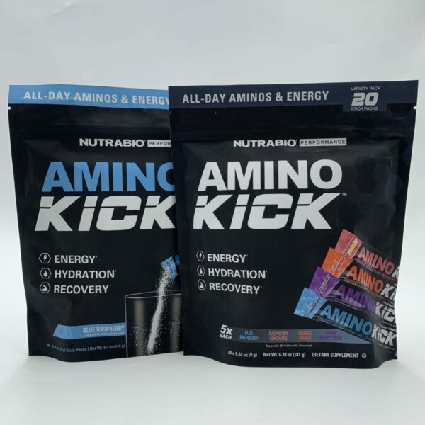 NUTRABIO AMINO KICK BAG | 1 SERVIDA | SABOR VARIADO