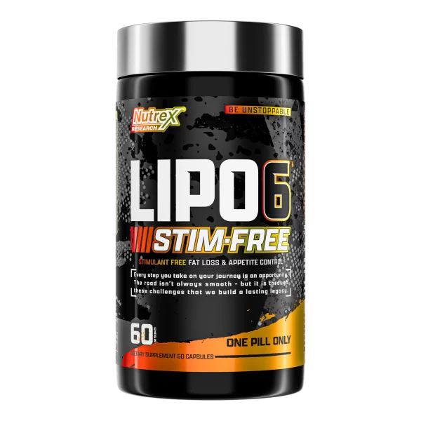 NUTREX LIPO6 STIM FREE QUEMADOR DE GRASA | 60 CAPSULAS