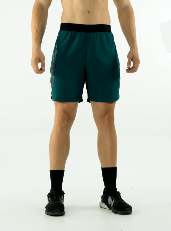 NORULES PANTALONETA CROSSFIT 3.0 | VERDE ESMERALDA LETRA NEGRA