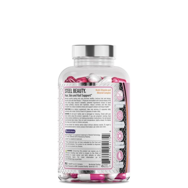 STEEL FIT MULTIVITAMÍNICO + COLÁGENO PARA MUJER STEEL BEAUTY