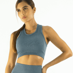 TOP TRIANGULO SIN COSTURA | GRIS