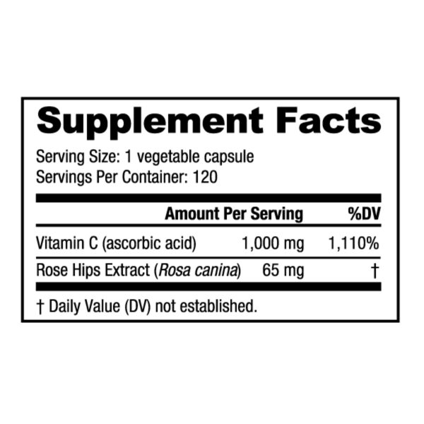 NUTRABIO VITAMINA C | 120 CAPSULAS