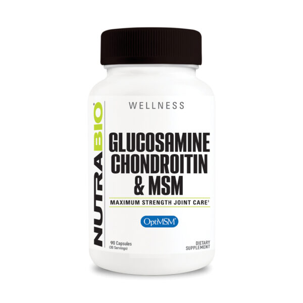 NUTRABIO GLUCOSAMINA CONDROINTIN & MSM | 90 CÁPSULAS