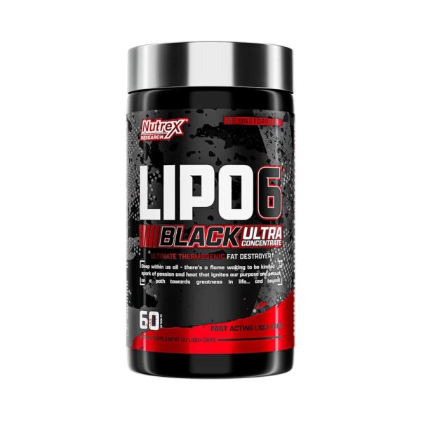 NUTREX LIPO6 BLACK ULTRA CONCENTRADO | 60 CÁPSULAS