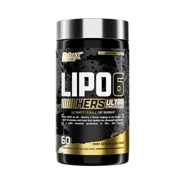 NUTREX LIPO6 BLACK ULTRA CONCENTRADO MUJER | 60 CÁPSULAS