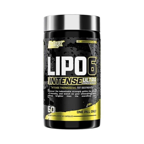 NUTREX LIPO6 BLACK INTENSE ULTRA CONCENTRADO | 60 CÁPSULAS