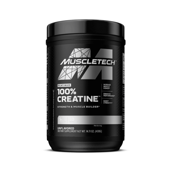 MUSCLETECH CREATINA 100% PLATINUM | 80 SERVIDAS