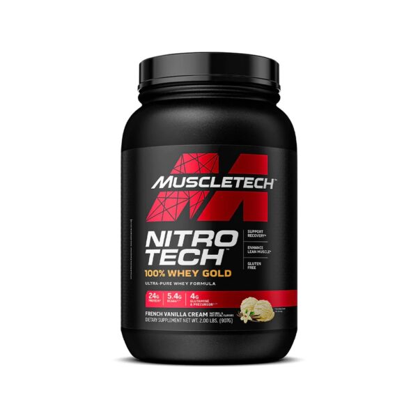 MUSCLETECH NITRO TECH 100% WHEY GOLD / 2LBS-5LBS