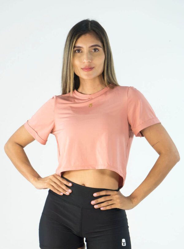 NORULES CROP TOP TELA FRIA | LADRILLO