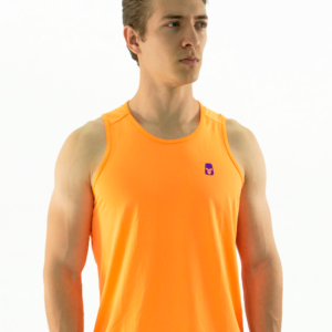 NORULES CAMISETA ESQUELETO BASICO NARANJA