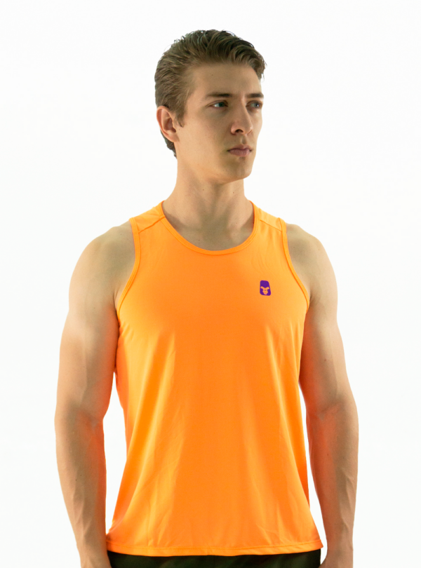 NORULES CAMISETA ESQUELETO BASICO NARANJA