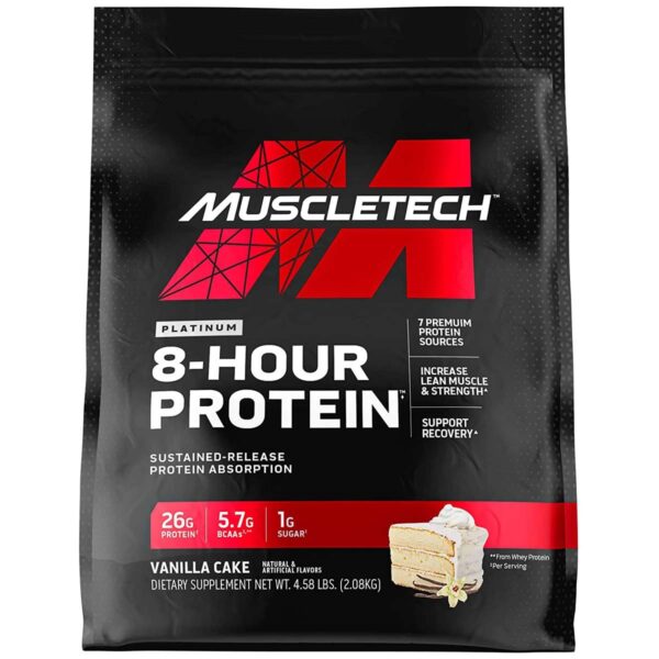 MUSCLETECH PLATINUM 8 HOUR PROTEIN | 4.6 LBS