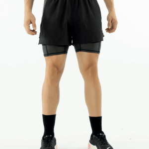 NORULES PANTALONETA RUNNING GRIS OSCURO