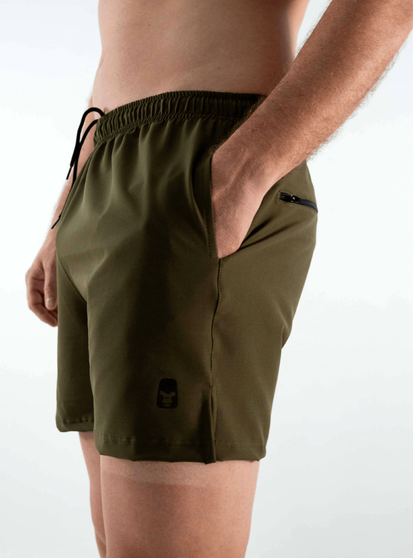 NORULES PANTALONETA AJUSTADA VERDE MILITAR