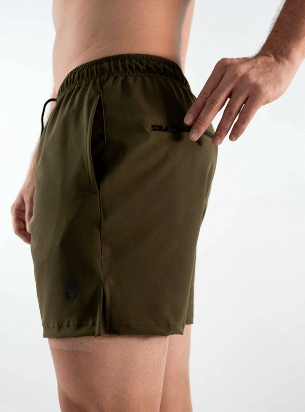 NORULES PANTALONETA AJUSTADA VERDE MILITAR