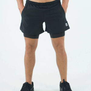 NORULES PANTALONETA RUNNING NEGRA