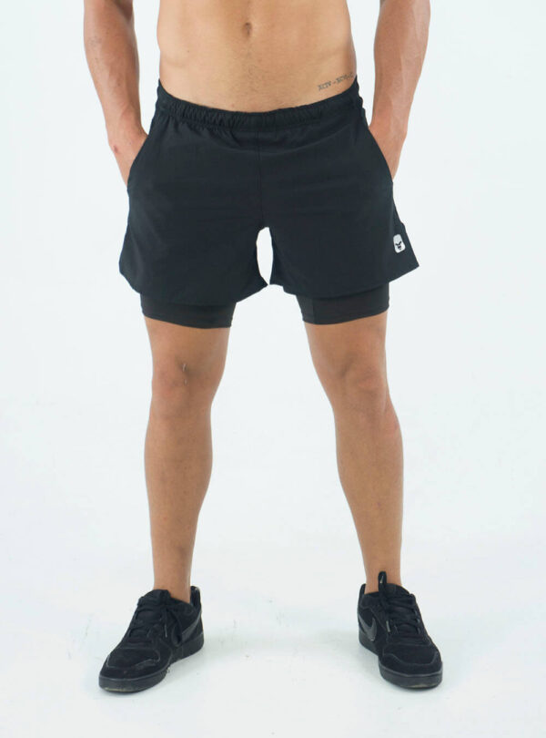 NORULES PANTALONETA RUNNING NEGRA