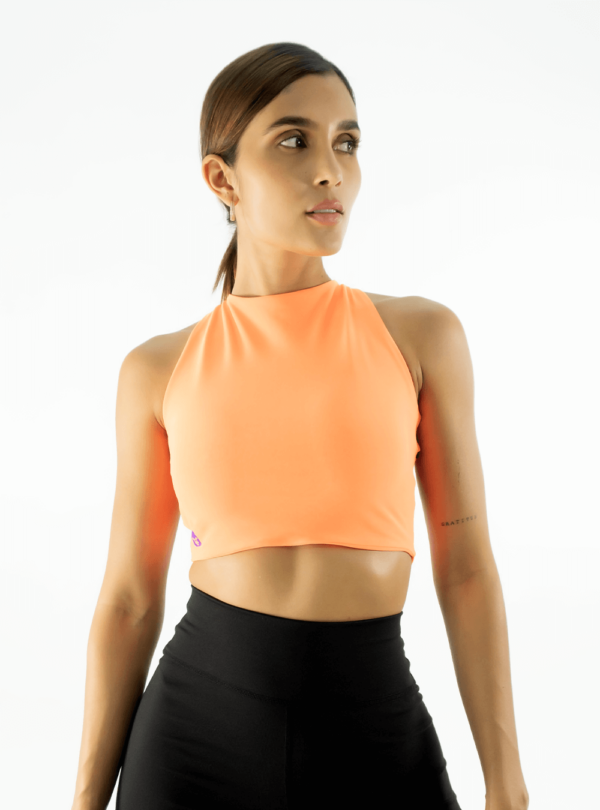 NORULES TOP TRENZA | NARANJA