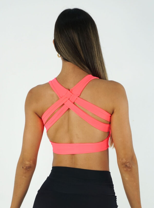 NORULES TOP TRENZA | CORAL