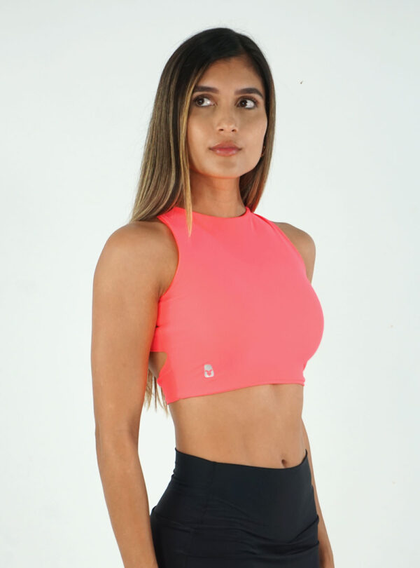 NORULES TOP TRENZA | CORAL