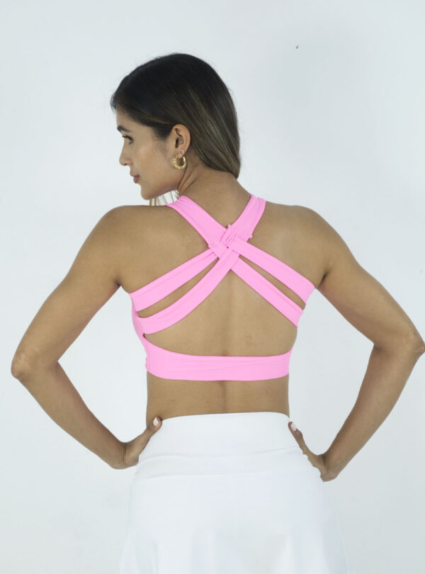 NORULES TOP TRENZA | ROSADO