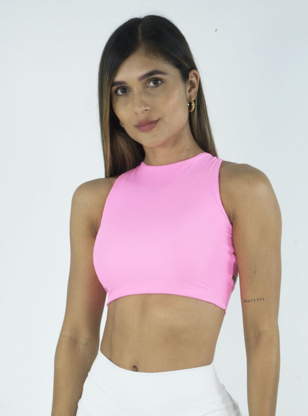 NORULES TOP TRENZA | ROSADO