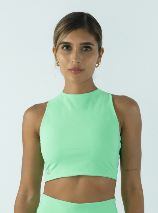 NORULES TOP TRENZA | VERDE MANZANA