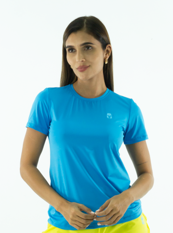 NORULES CAMISETA TELA FRIA DAMA | AZUL TURQUESA