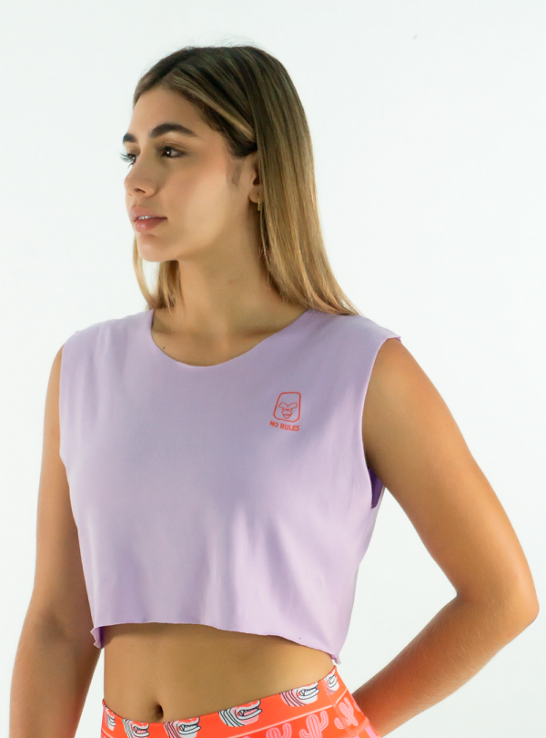 NORULES CROP TOP SIN COSTURA | LILA