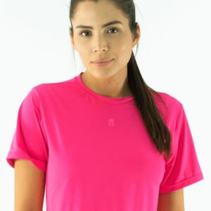 NORULES CROP TOP TELA FRIA | FUCSIA