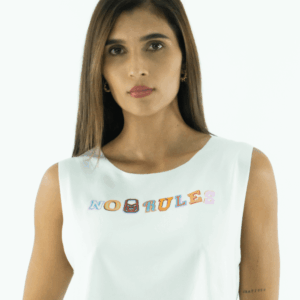 NORULES CROP TOP SIN COSTURA | LETRAS