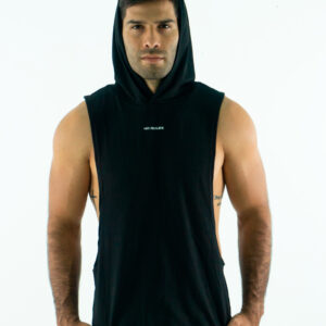 NORULES CAMISETA ESQUELETO CON CAPOTA NEGRA