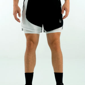 NORULES PANTALONETA RUNNING | NEGRA-BLANCO