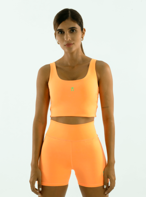 NORULES LYCRA PRETINA ALTA | NARANJA