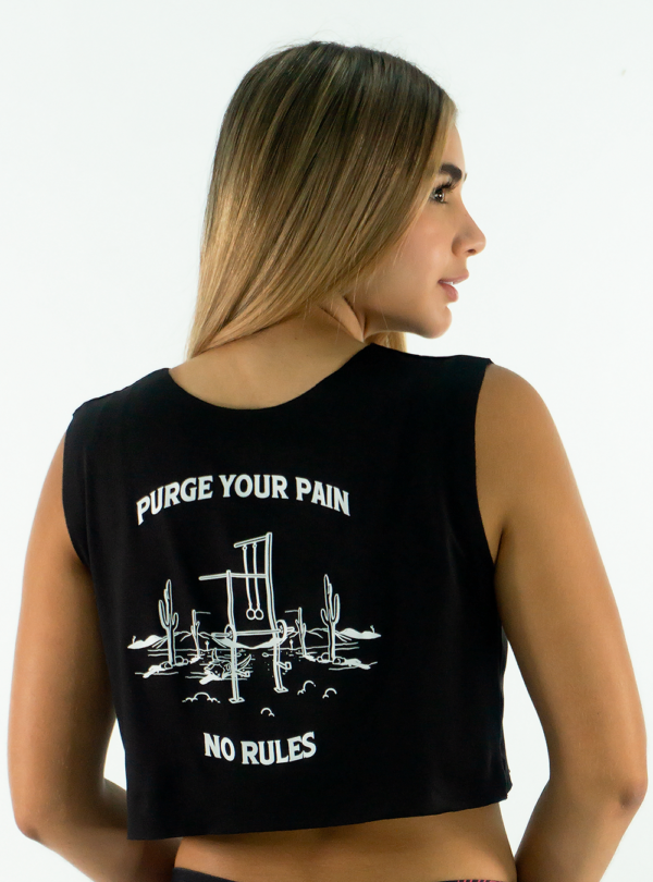 NORULES CROP TOP SIN COSTURA |  PURGE YOUR PAIN