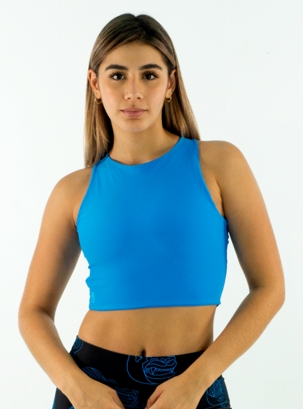 NORULES TOP TRENZA | AZUL CELESTE