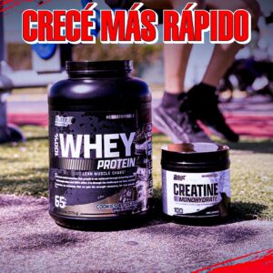 SÚPER PROMO | NUTREX PROTEÍNA WHEY 5LB + NUTREX CREATINA 100 SERVIDAS