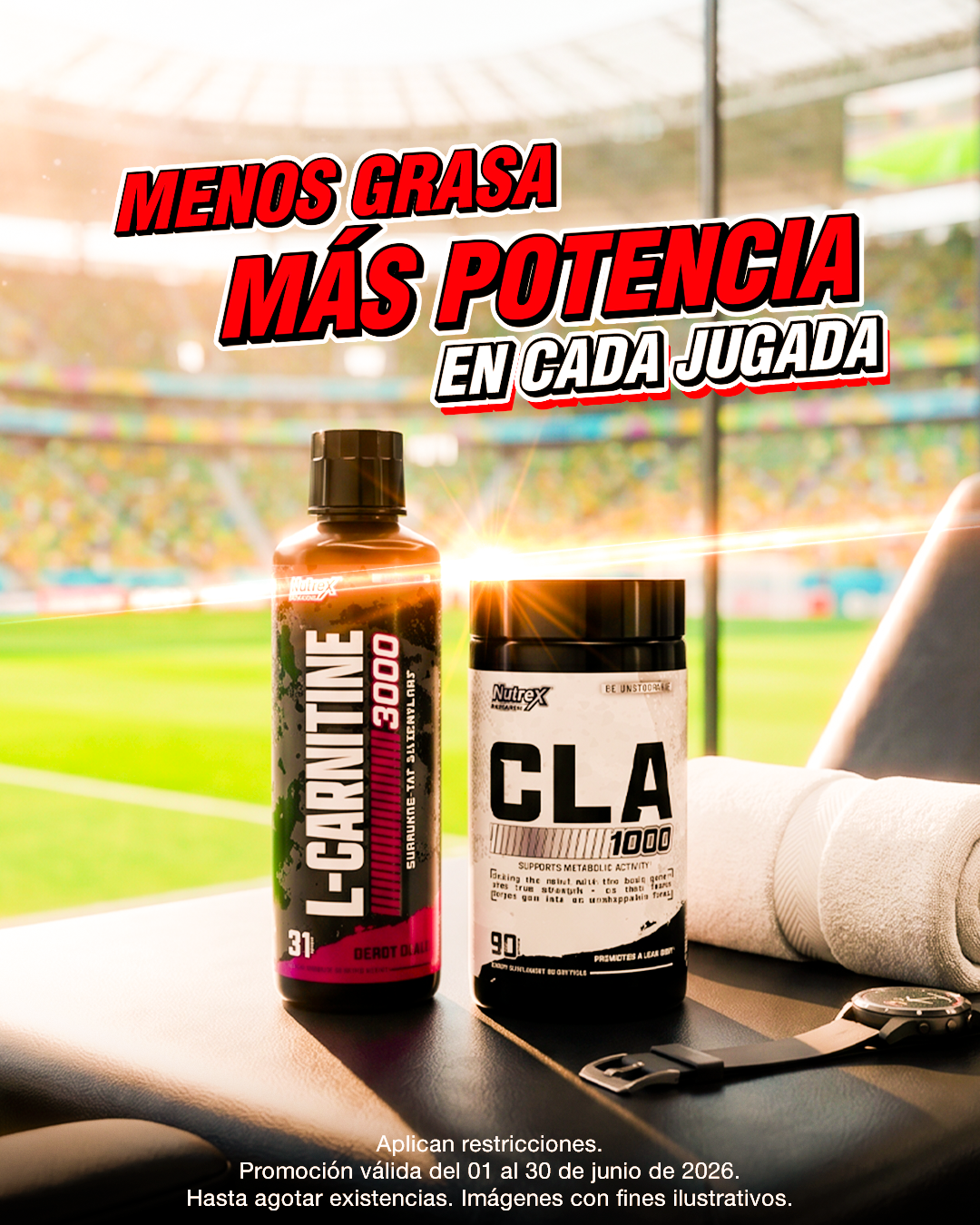 PROMO | NUTREX L-CARNITINA 31 SERVIDAS + NUTREX LIPO6 CLA 90 SERVIDAS