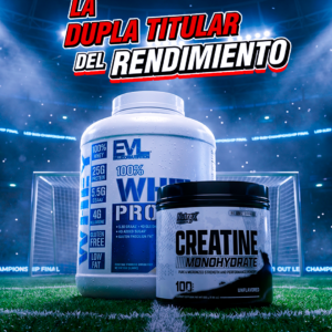 PROMO | EVL PROTEÍNA WHEY 5LB + NUTREX CREATINA 100 SERVIDAS