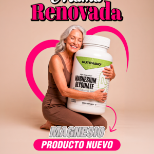 NUTRABIO MAGNESIO GLYCINATE | 120 CÁPSULAS