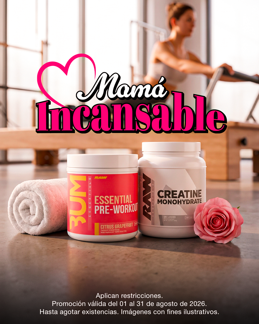 PROMO | RAW CBUM ESSENTIAL PRE ENTRENO + RAW CREATINA 250 SERVIDAS