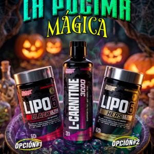 LA PÓCIMA MÁGICA | NUTREX L-CARNITINA + NUTREX LIPO6 BLACK ULTRA CONCENTRADO O LIPO6 ULTRA CONCENTRADO MUJER
